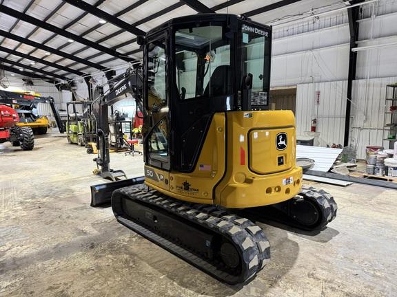 50 P TIER EXCAVATOR GEN A W/ HYD THUMB - Cab w/ AC; Long Arm; Rubber Pads; Hydraulic Thumb; w/ Blade