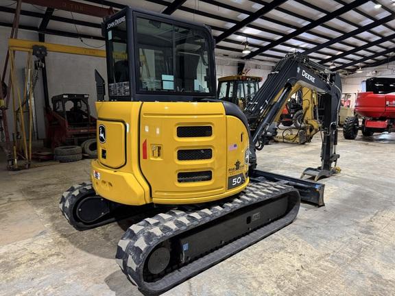 50 P TIER EXCAVATOR GEN A W/ HYD THUMB - Cab w/ AC; Long Arm; Rubber Pads; Hydraulic Thumb; w/ Blade