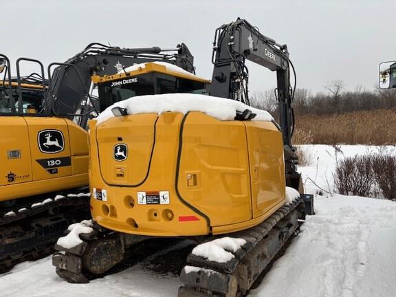 75 P TIER EXCAVATOR GEN A - Cab w/ AC; Rubber Pads; 18" Pads; Aux Hydraulics, Coupler, Hydraulic Thumb; 24" Bucket; w/ Blade