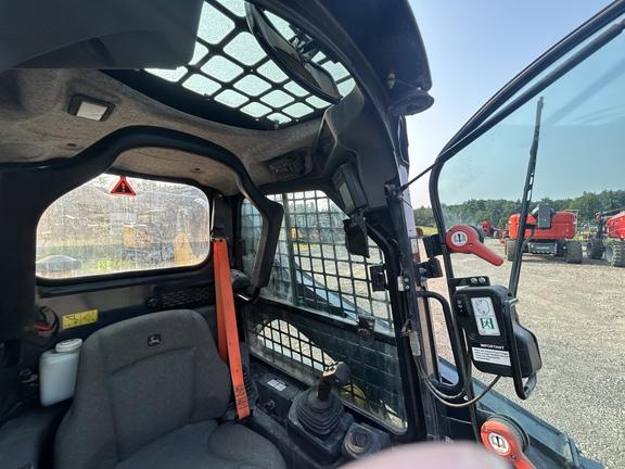 DORF,318G SKID STEER LOADER BASE -Cab w/ AC; General Purpose Bkt; Options: Camera, Self-Leveling, 2 Speed, Power Quik-Tatch, Counterweights