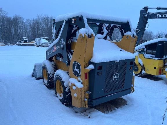 318G SKID STEER LOADER BASE - Cab w/ AC, EH Joystick Controls, Air Ride Seat; 2 Speed; Self-Leveling; Beefy Baby Tires; General Purpose Bkt