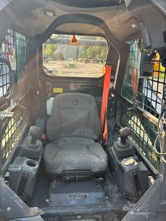 318G SKID STEER LOADER BASE - Cab w/ AC, EH Joystick Controls, Air Ride Seat; 2 Speed; Self-Leveling; Beefy Baby Tires; General Purpose Bkt