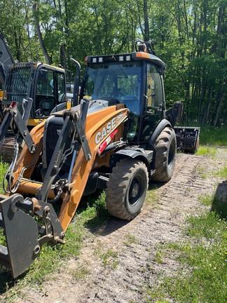 2023 CASE 580 SUPER N WT - Cab w/ AC, EH Joystick Controls, Pilot Controls; 4X4, Power Shift Trans; Extendible Dipper; Clamp, Forks, Thumb, Compactor; General Purpose Bkt; 19.5 Tires; Options: Aux Hydraulics