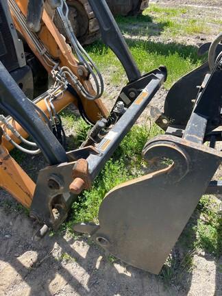 2023 CASE 580 SUPER N WT - Cab w/ AC, EH Joystick Controls, Pilot Controls; 4X4, Power Shift Trans; Extendible Dipper; Clamp, Forks, Thumb, Compactor; General Purpose Bkt; 19.5 Tires; Options: Aux Hydraulics