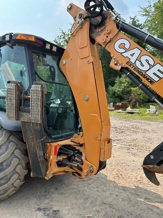 2023 CASE 580 SUPER N WT - Cab w/ AC, EH Joystick Controls, Pilot Controls; 4X4, Power Shift Trans; Extendible Dipper; Clamp, Forks, Thumb, Compactor; General Purpose Bkt; 19.5 Tires; Options: Aux Hydraulics