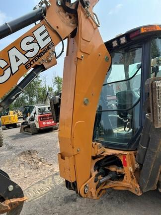 2023 CASE 580 SUPER N WT - Cab w/ AC, EH Joystick Controls, Pilot Controls; 4X4, Power Shift Trans; Extendible Dipper; Clamp, Forks, Thumb, Compactor; General Purpose Bkt; 19.5 Tires; Options: Aux Hydraulics
