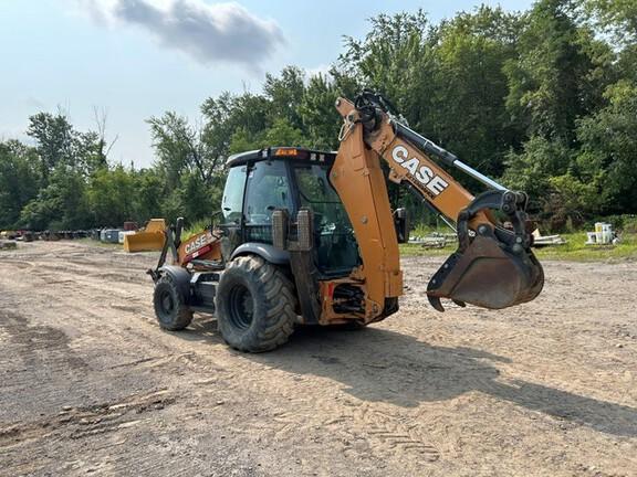 2023 CASE 580 SUPER N WT - Cab w/ AC, EH Joystick Controls, Pilot Controls; 4X4, Power Shift Trans; Extendible Dipper; Clamp, Forks, Thumb, Compactor; General Purpose Bkt; 19.5 Tires; Options: Aux Hydraulics