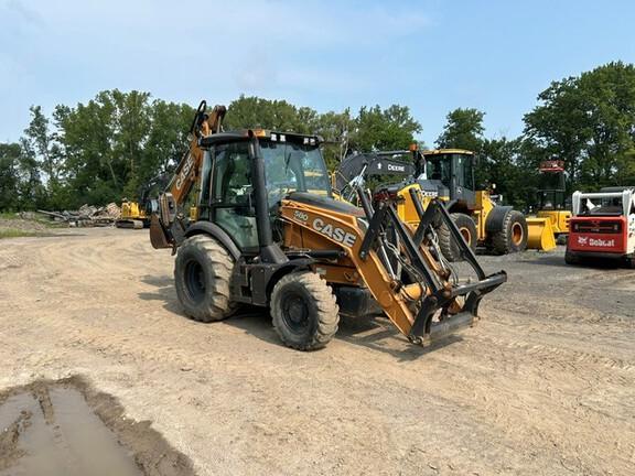 2023 CASE 580 SUPER N WT - Cab w/ AC, EH Joystick Controls, Pilot Controls; 4X4, Power Shift Trans; Extendible Dipper; Clamp, Forks, Thumb, Compactor; General Purpose Bkt; 19.5 Tires; Options: Aux Hydraulics