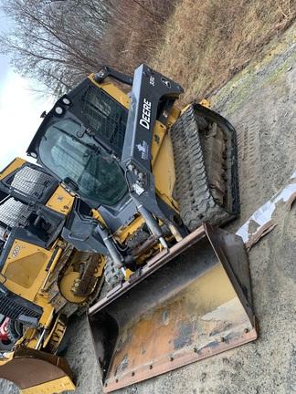 2019 JOHN DEERE 331G - Cab w/ AC, ISO Pattern, EH Joystick Controls, Air Ride Seat, Hi-Flo; Ride Control; Self-Leveling; Rubber Tracks; 84" Bucket; Reversing Fan