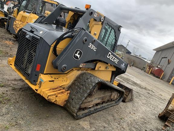 2019 JOHN DEERE 331G - Cab w/ AC, ISO Pattern, EH Joystick Controls, Air Ride Seat, Hi-Flo; Ride Control; Self-Leveling; Rubber Tracks; 84" Bucket; Reversing Fan