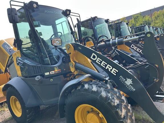 324 P FOUR WHL DRIVE LOADER - Cab w/ AC; General Purpose Bkt; 400/70R20 Tires
