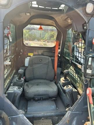 318G SKID STEER LOADER BASE - Cab w/ AC, EH Joystick Controls, Air Ride Seat; 2 Speed; Self-Leveling; Beefy Baby Tires; General Purpose Bkt