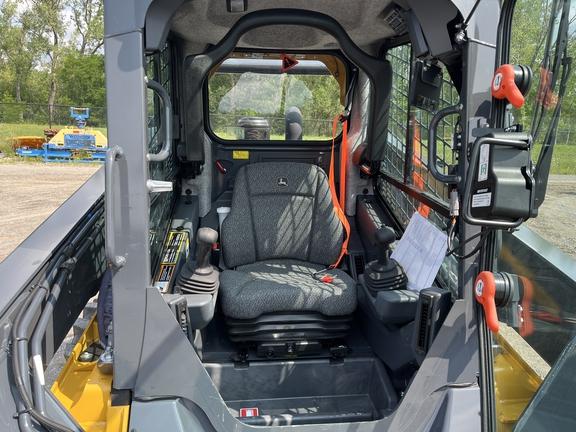 2023 John Deere 330G SKID STEER LOADER BASE - Cab w/ AC, ISO Pattern, Joystick Controls, Air Ride Seat; 2 Speed; 14x17.5 Tires; General Purpose Bkt; Options: Camera, Self-Leveling, Ride Control, 2 Speed, Hi-Flo