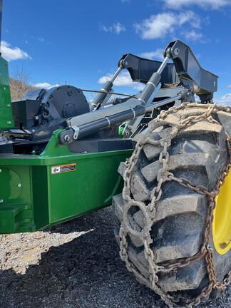 Cab w/ AC, Lever Steer; Super Wide Extreme Duty Axles (SWEDA); Winch, Dual Funct Grapple; Stacking Blade; 30.5 Tires