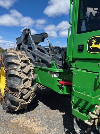 Cab w/ AC, Lever Steer; Super Wide Extreme Duty Axles (SWEDA); Winch, Dual Funct Grapple; Stacking Blade; 30.5 Tires
