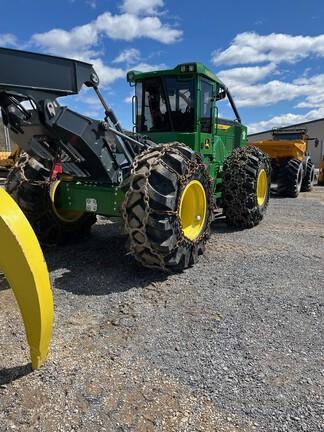 Cab w/ AC, Lever Steer; Super Wide Extreme Duty Axles (SWEDA); Winch, Dual Funct Grapple; Stacking Blade; 30.5 Tires