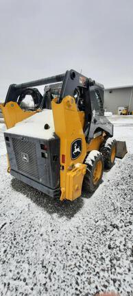 318G SKID STEER LOADER BASE - Cab w/ AC, EH Joystick Controls, Air Ride Seat; 2 Speed; Self-Leveling; Beefy Baby Tires; General Purpose Bkt