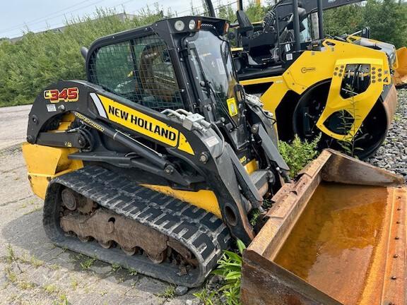 2021 NEW HOLLAND C345 - Cab w/ AC; Rubber Tracks; General Purpose Bkt