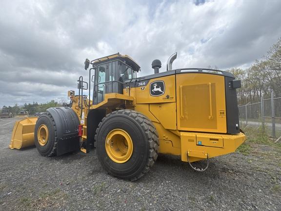 744 P-TIER 4WD LOADER - Cab w/ AC, EH Joystick Controls; 26.5 Tires, Radials; General Purpose Bkt; Options: Rear Camera