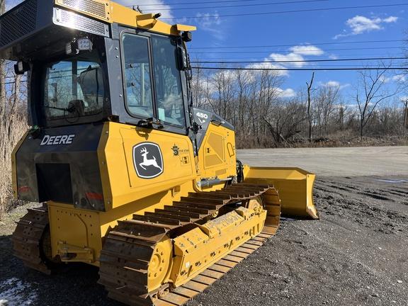 2023 John Deere 450 P-TIER CRAWLER DOZER -Cab w/ AC; Low Ground Pressure; 2D Slope Control w/ EZ grade; 24" Pads; Power-Angle-Tilt, 2.92 m (115 in.) Blade