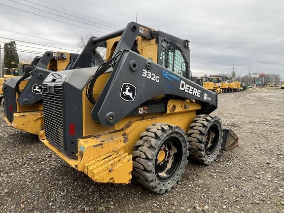 332G SKID STEER LOADER BASE - Cab w/ AC, ISO Pattern, EH Joystick Controls, Hi-Flo; Ride Control; Self-Leveling; Beefy Baby Tires; General Purpose Bkt