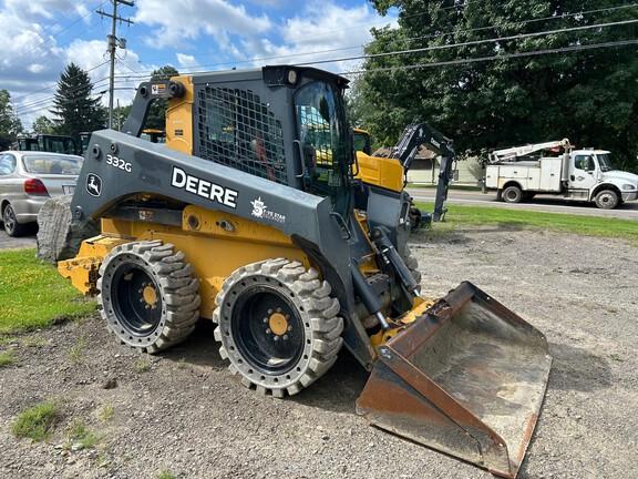 332G SKID STEER LOADER BASE - Cab w/ AC, ISO Pattern, EH Joystick Controls, Hi-Flo; Ride Control; Self-Leveling; Beefy Baby Tires; General Purpose Bkt