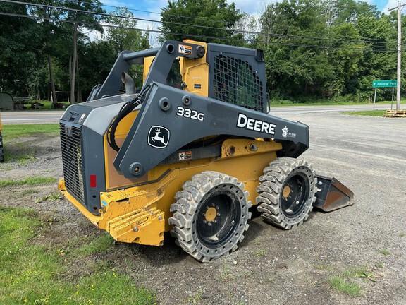 332G SKID STEER LOADER BASE - Cab w/ AC, ISO Pattern, EH Joystick Controls, Hi-Flo; Ride Control; Self-Leveling; Beefy Baby Tires; General Purpose Bkt