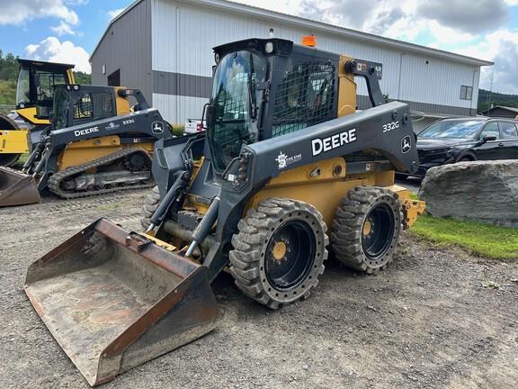 332G SKID STEER LOADER BASE - Cab w/ AC, ISO Pattern, EH Joystick Controls, Hi-Flo; Ride Control; Self-Leveling; Beefy Baby Tires; General Purpose Bkt