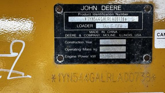 544 G-TIER WHEEL LOADER