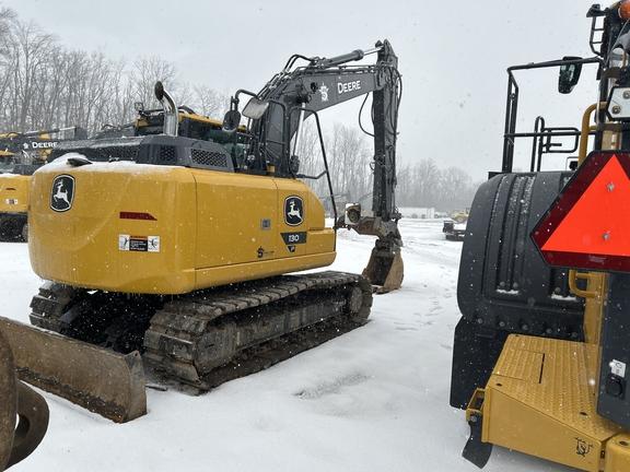 2023 John Deere 130 P EXCAVATOR; Cab w/ AC; Standard Boom; Rubber Tracks; 24" Pads; w/ Blade