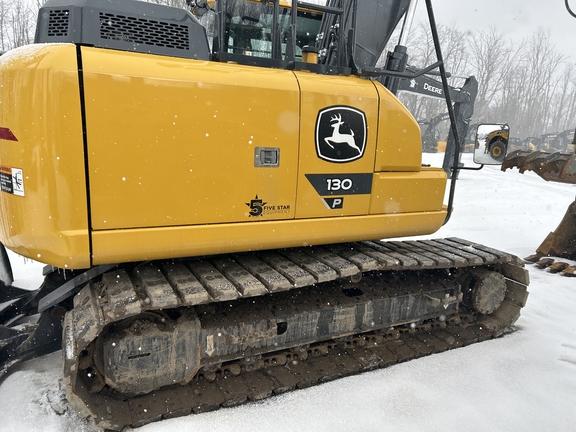 2023 John Deere 130 P EXCAVATOR; Cab w/ AC; Standard Boom; Rubber Tracks; 24" Pads; w/ Blade
