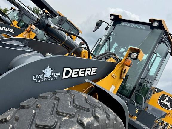 544 G-TIER WHEEL LOADER - Cab w/ AC, EH Joystick Controls; 20.5 Tires, Radials; General Purpose Bkt; Options: Rear Camera, Ride Control