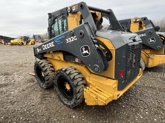332G SKID STEER LOADER BASE - Cab w/ AC, ISO Pattern, EH Joystick Controls, Hi-Flo; Ride Control; Self-Leveling; Forks; Beefy Baby Tires