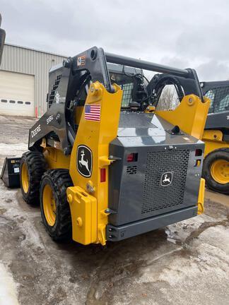 318G SKID STEER LOADER BASE - Cab w/ AC, EH Joystick Controls, Air Ride Seat; 2 Speed; Self-Leveling; Beefy Baby Tires; General Purpose Bkt