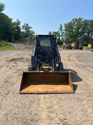 318G SKID STEER LOADER BASE - Cab w/ AC, EH Joystick Controls, Air Ride Seat; 2 Speed; Self-Leveling; Beefy Baby Tires; General Purpose Bkt