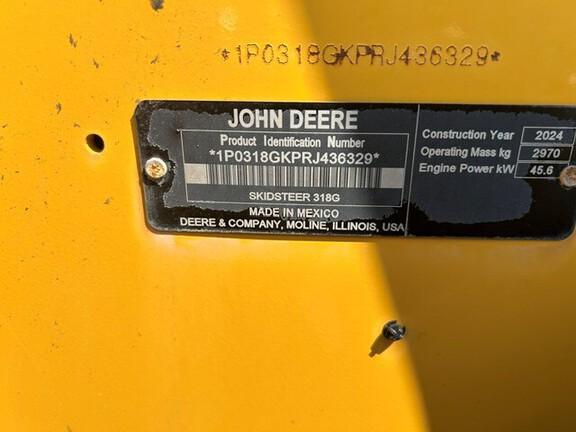 318G SKID STEER LOADER BASE - Cab w/ AC, EH Joystick Controls, Air Ride Seat; 2 Speed; Self-Leveling; Beefy Baby Tires; General Purpose Bkt