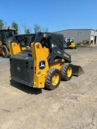 318G SKID STEER LOADER BASE - Cab w/ AC, EH Joystick Controls, Air Ride Seat; 2 Speed; Self-Leveling; Beefy Baby Tires; General Purpose Bkt