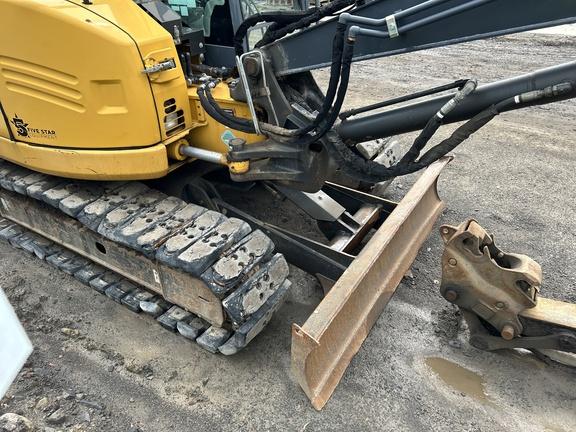 2019 John Deere 85G EXC - Cab w/ AC; Rubber Pads; 18" Pads; Aux Hydraulics, Coupler; 24" Bucket; w/ Blade