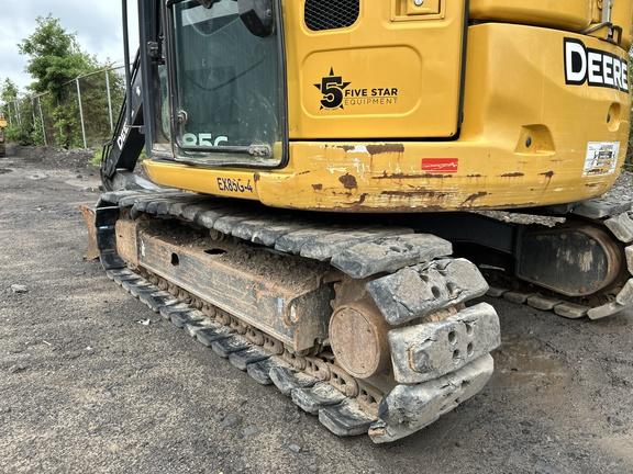 2019 John Deere 85G EXC - Cab w/ AC; Rubber Pads; 18" Pads; Aux Hydraulics, Coupler; 24" Bucket; w/ Blade