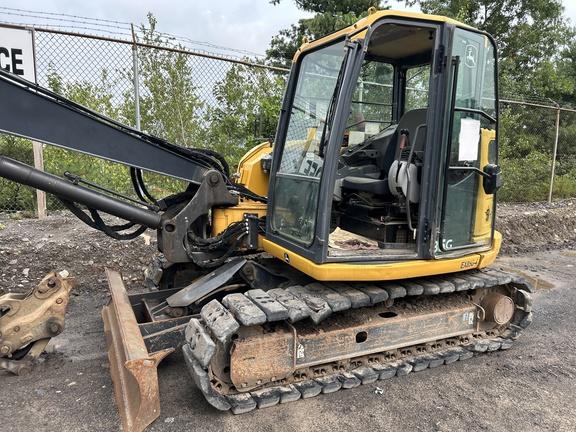 2019 John Deere 85G EXC - Cab w/ AC; Rubber Pads; 18" Pads; Aux Hydraulics, Coupler; 24" Bucket; w/ Blade