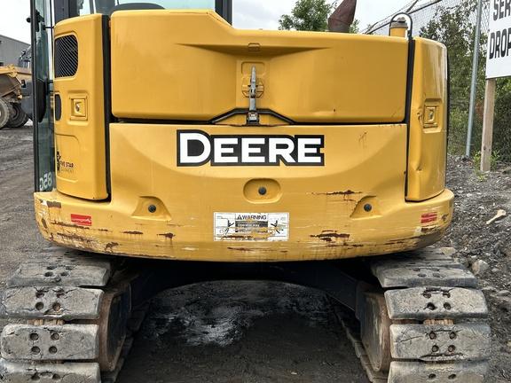 2019 John Deere 85G EXC - Cab w/ AC; Rubber Pads; 18" Pads; Aux Hydraulics, Coupler; 24" Bucket; w/ Blade