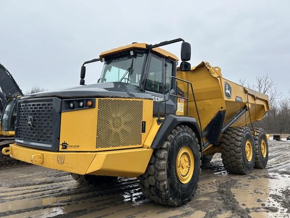 John Deere 460E-II ARTICULATED DUMP TRUCK, Cab w/ AC; 46 Ton; 4X4; Tailgate