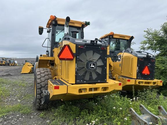 624 P-TIER 4WD LOADER - Cab w/ AC, Joystick Controls; 20.5 Tires; General Purpose Bkt; Options: Rear Camera