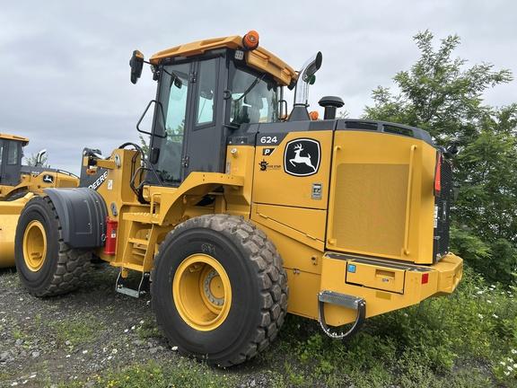 624 P-TIER 4WD LOADER - Cab w/ AC, Joystick Controls; 20.5 Tires; General Purpose Bkt; Options: Rear Camera