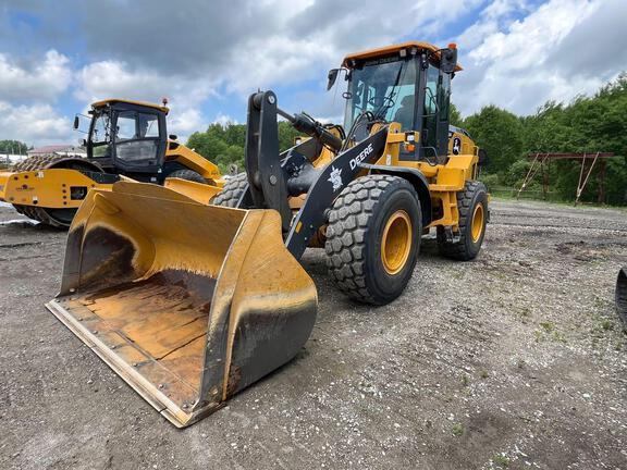 624 P-TIER 4WD LOADER - Cab w/ AC, Joystick Controls; 20.5 Tires; General Purpose Bkt; Options: Rear Camera