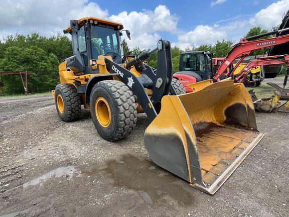 624 P-TIER 4WD LOADER - Cab w/ AC, Joystick Controls; 20.5 Tires; General Purpose Bkt; Options: Rear Camera