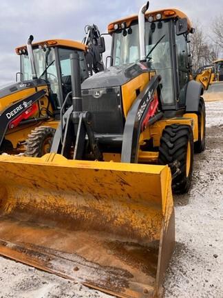 John Deere 310HL BACKHOE LOADER, Cab w/ AC, Pilot Controls; 4X4, Ride Control; Extendible Dipper; Aux Hydraulics, Quick Coupler, Thumb; General Purpose Bkt, 24" Bucket; 17.5 Tires