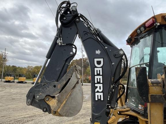 John Deere 310HL BACKHOE LOADER, Cab w/ AC, Pilot Controls; 4X4, Ride Control; Extendible Dipper; Aux Hydraulics, Quick Coupler, Thumb; General Purpose Bkt, 24" Bucket; 17.5 Tires
