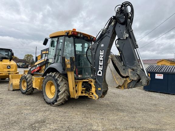 John Deere 310HL BACKHOE LOADER, Cab w/ AC, Pilot Controls; 4X4, Ride Control; Extendible Dipper; Aux Hydraulics, Quick Coupler, Thumb; General Purpose Bkt, 24" Bucket; 17.5 Tires