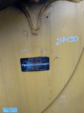 John Deere 310HL BACKHOE LOADER, Cab w/ AC, Pilot Controls; 4X4, Ride Control; Extendible Dipper; Aux Hydraulics, Quick Coupler, Thumb; General Purpose Bkt, 24" Bucket; 17.5 Tires